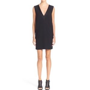 Rag and Bone “Phoebe” Black V Neck Dress